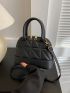 Quilted Double Handle Dome Bag