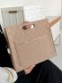 Minimalist Quilted Square Bag