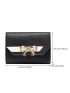 Bow Decor Fold Over Small Wallet