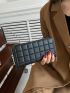 Quilted Detail Long Wallet