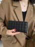 Quilted Detail Long Wallet