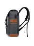 Men Letter Patch Decor Flap Backpack