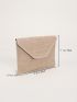 Minimalist Flap Straw Bag