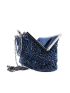 Rhinestone Decor Kiss Lock Evening Bag