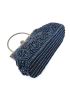 Rhinestone Decor Kiss Lock Evening Bag