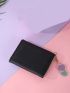 Floral & Letter Graphic Small Wallet