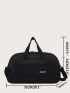 Leisure Large Capacity Nylon Travel Bag With Long Shoulder Strap
