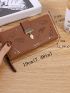 Leaf Graphic Long Wallet