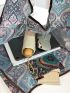 Paisley Graphic Shopper Bag Large Tote Bag