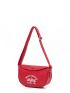 Flap Crossbody Bag Letter Print Hobo Bag for Women