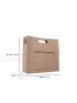 Crocodile Embossed Square Bag