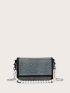 Mini Rhinestone Decor Chain Evening Bag