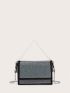 Mini Rhinestone Decor Chain Evening Bag