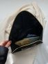 Geometric Pattern Envelope Bag Metal Decor Flap Clutches Bag