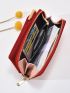 Letter Print Phone Wallet