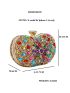 Rhinestone Decor Box Bag