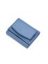 Genuine Leather Litchi Embossed Small Wallet