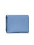 Genuine Leather Litchi Embossed Small Wallet