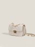 Mini Quilted Flap Chain Square Bag