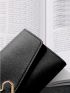 Metal Heart Decor Long Wallet