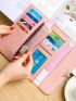 Metal Heart Decor Long Wallet