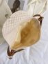 Minimalist Flap Straw Bag