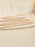 Mini Glitter Decor Chain Box Bag