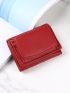 New Women Mini Wallet Short Hasp Purse Large Capacity Coin Bag Tri-fold Wallet