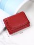 New Women Mini Wallet Short Hasp Purse Large Capacity Coin Bag Tri-fold Wallet