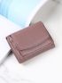 New Women Mini Wallet Short Hasp Purse Large Capacity Coin Bag Tri-fold Wallet