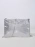 Metallic Chain Square Bag