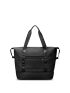 Patch Detail Waterproof Travel Bag
