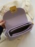 Square Lock Flap Saddle Bag