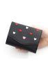 Tassel Decor Heart Embroidered Small Wallet