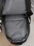 Men Patch Decor Laptop Backpack
