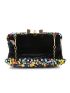 Mini Sequin & Bow Decor Box Bag