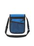 Mini Mesh Panel Contrast Binding Flap Bag