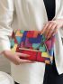 Color Block Envelope Bag