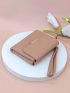 Metal Decor Small Wallet