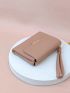 Metal Decor Small Wallet