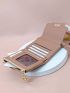 Metal Decor Small Wallet