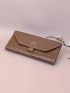 Crocodile Embossed Long Wallet