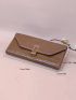 Crocodile Embossed Long Wallet