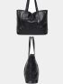 Double Handle Shoulder Tote Bag