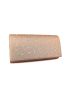 Rhinestone Decor Glitter Flap Envelope Bag