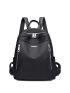 Metal Decor Large Capacity Classic Backpack