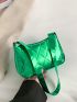 Mini Metallic Quilted Hobo Bag