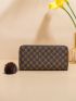 Geometric Pattern Long Wallet