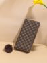 Geometric Pattern Long Wallet