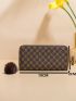 Geometric Pattern Long Wallet